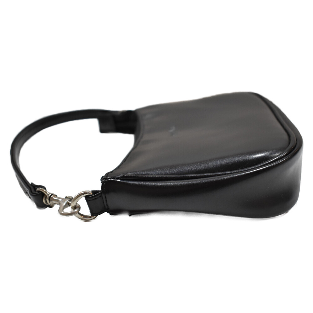 Saint Laurent Shoulder YEVS Leather Handbag Black One Classic Hobo Bag - Picture 3 of 7
